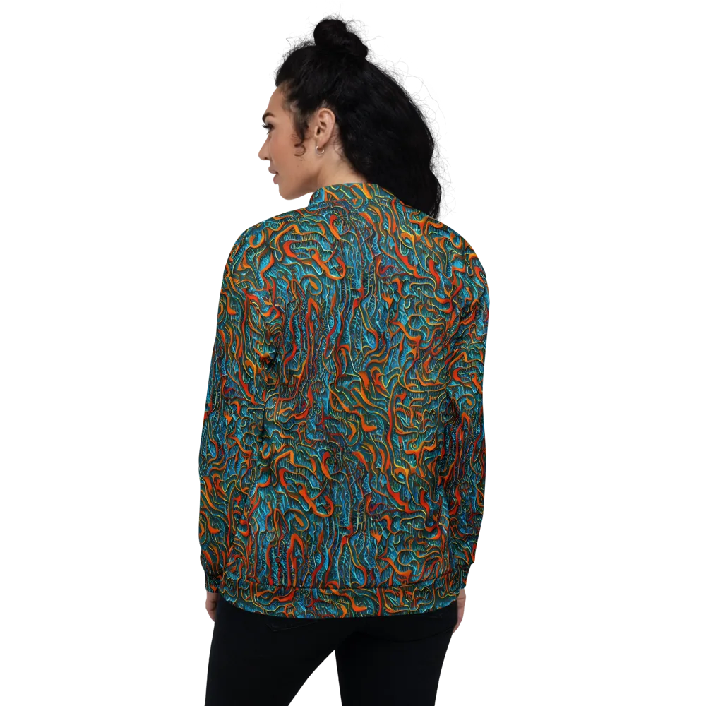 Inferno Aquatic on Bomber Jacket — Back