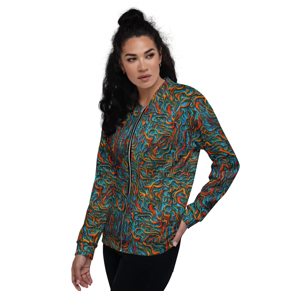 Inferno Aquatic on Bomber Jacket — Left