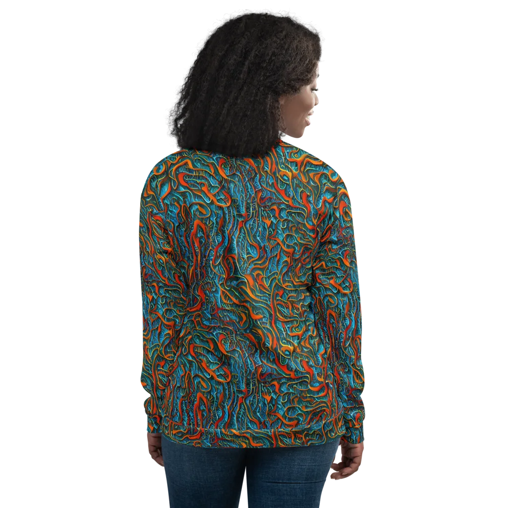 Inferno Aquatic on Bomber Jacket — Back