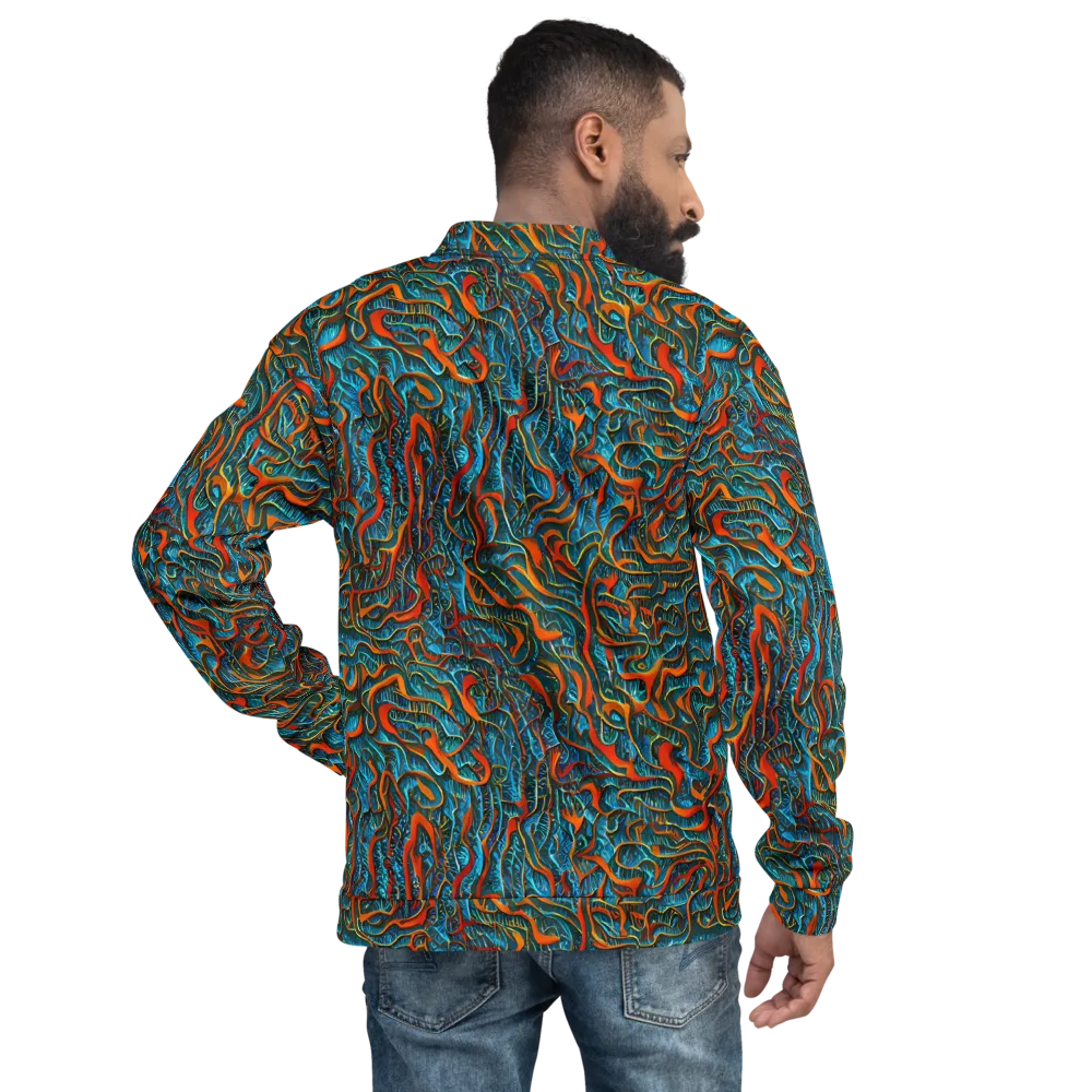 Inferno Aquatic on Bomber Jacket — Back