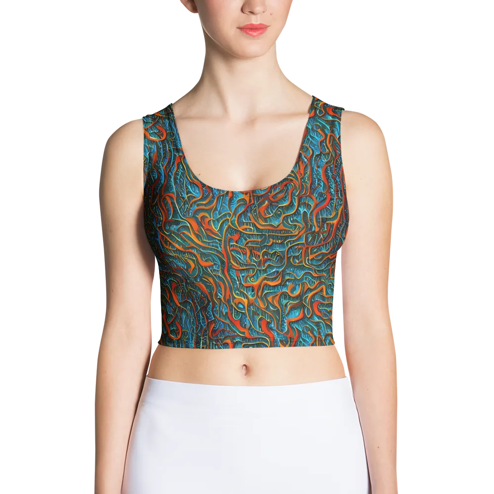 Inferno Aquatic on Crop Top — Front