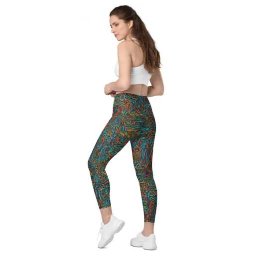 Inferno Aquatic on a Leggings with Pockets