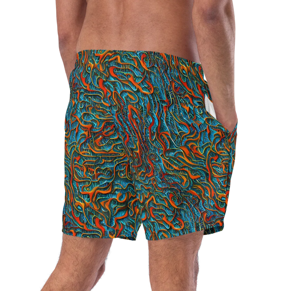 Inferno Aquatic on Swim Trunks — Right Back