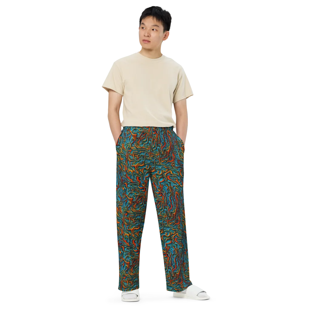Inferno Aquatic on Wide-Leg Pants — Front
