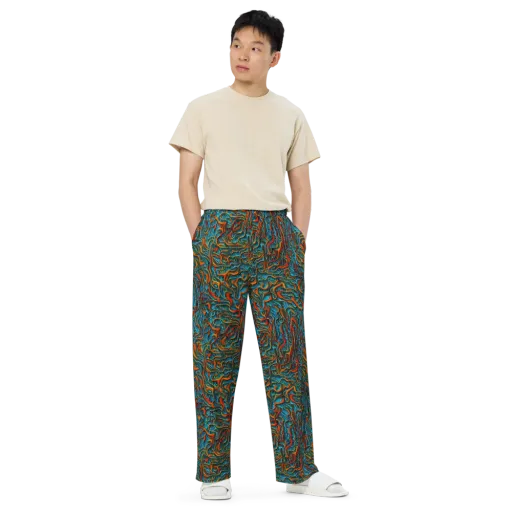 Inferno Aquatic on a Wide-Leg Pants