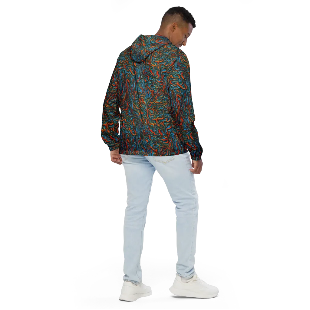 Inferno Aquatic on Men's Windbreaker — Back