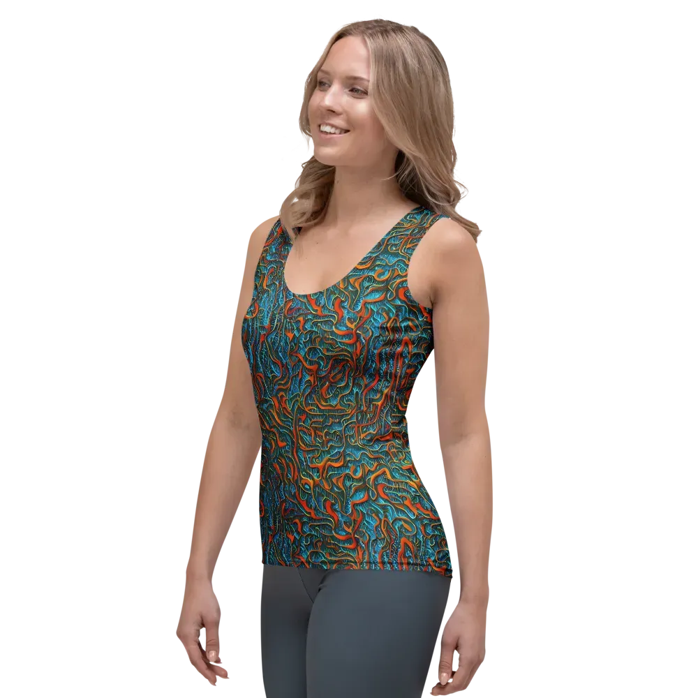 Inferno Aquatic on Women's Tank Top — Left Front