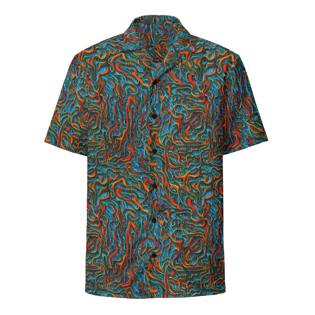 Inferno Aquatic on Button Shirt — Front