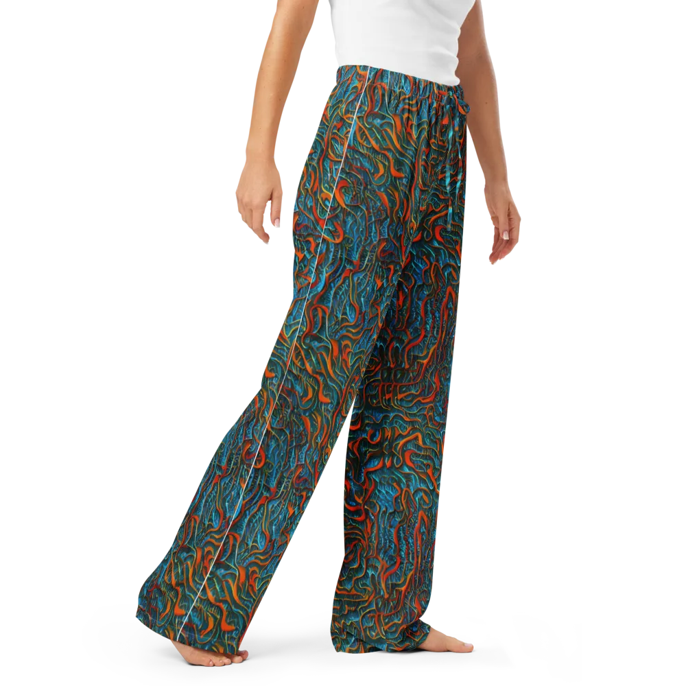 Inferno Aquatic on Women's Pajama Pants — Right Front