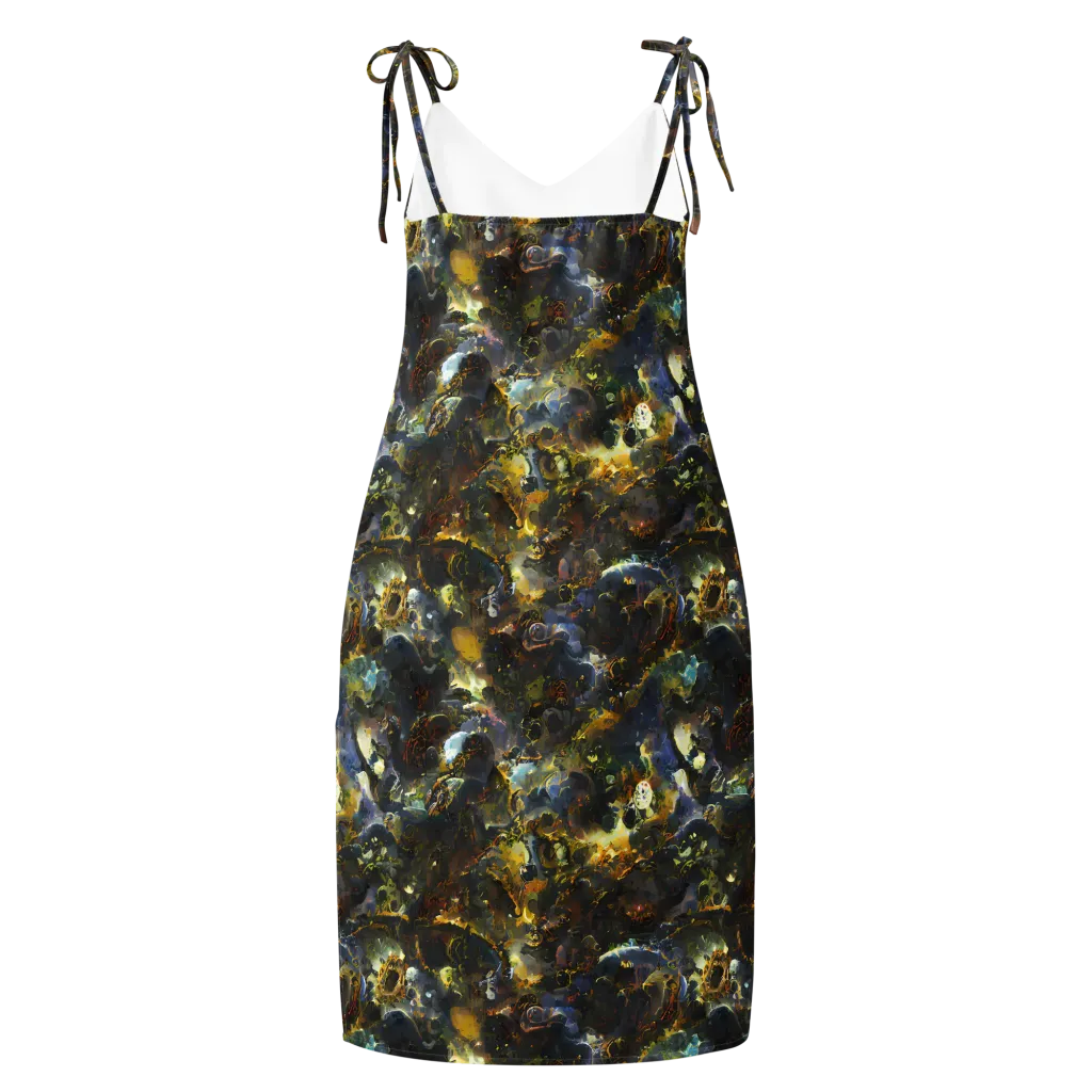 Obsidian Canopy on Slip Dress — Back