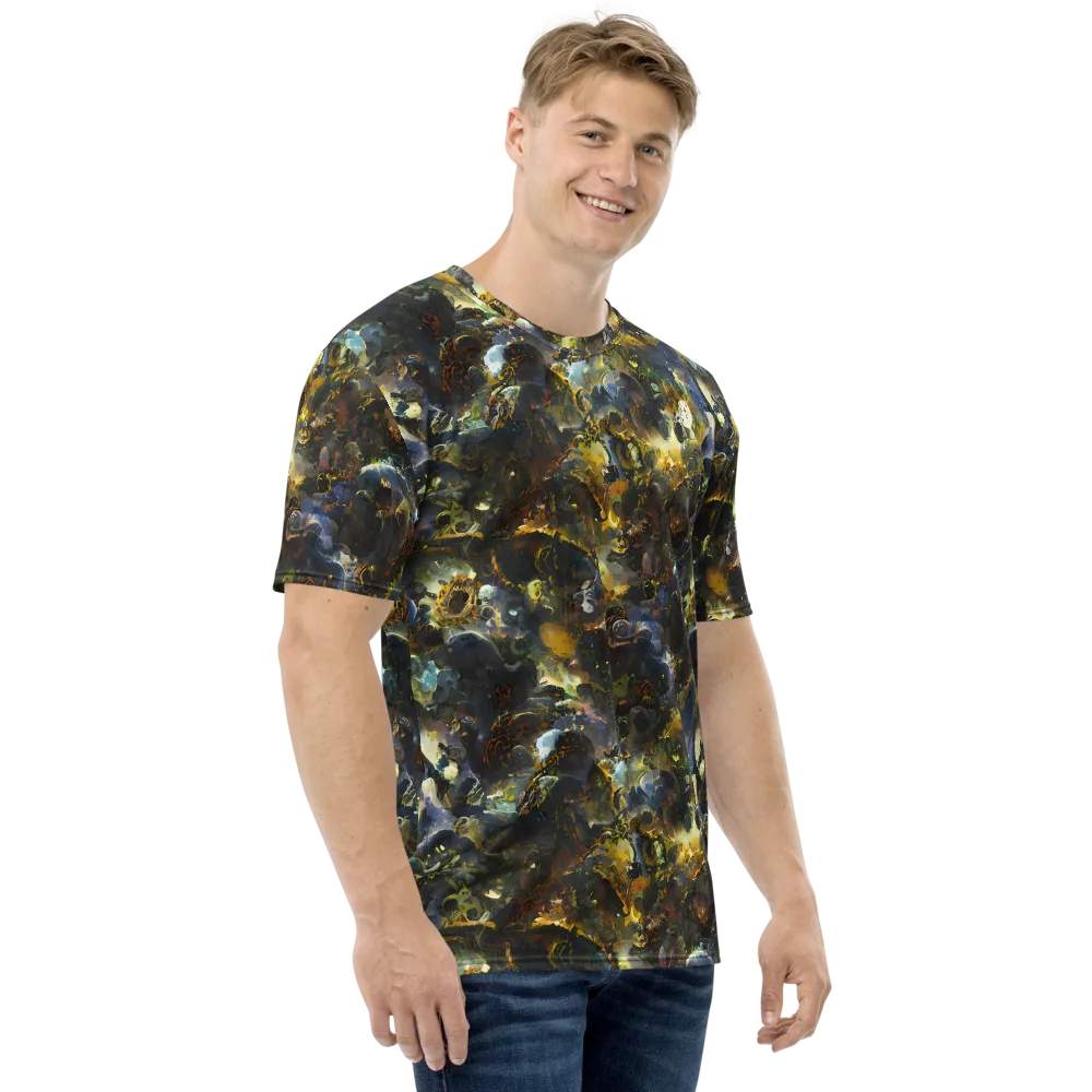 Obsidian Canopy on Men's Crew Neck T-Shirt — Right