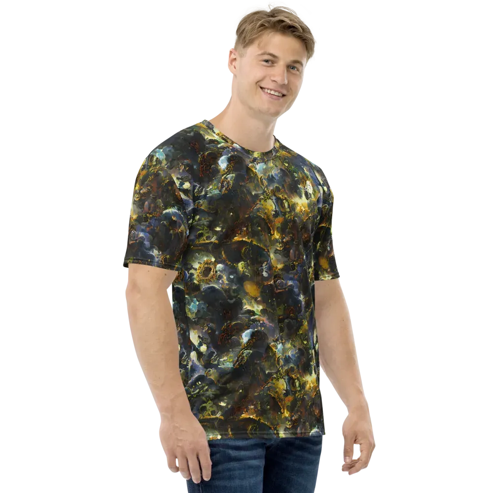 Obsidian Canopy on Men's Crew Neck T-Shirt — Right
