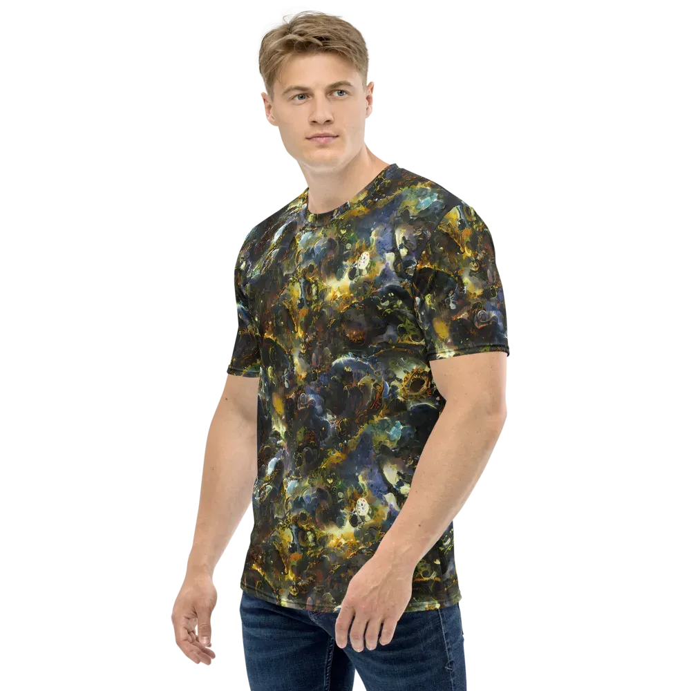 Obsidian Canopy on Men's Crew Neck T-Shirt — Left
