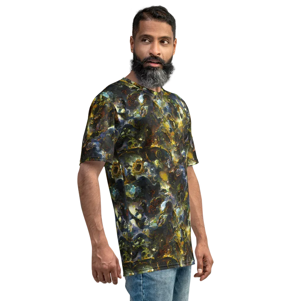 Obsidian Canopy on Men's Crew Neck T-Shirt — Right