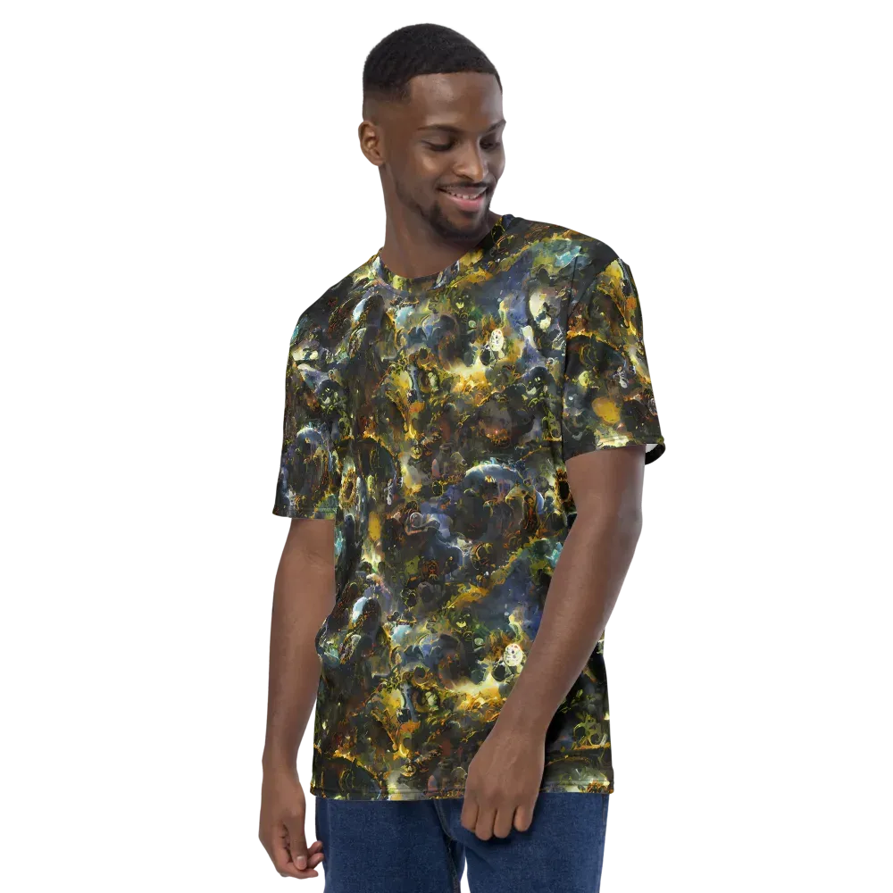 Obsidian Canopy on Men's Crew Neck T-Shirt — Left