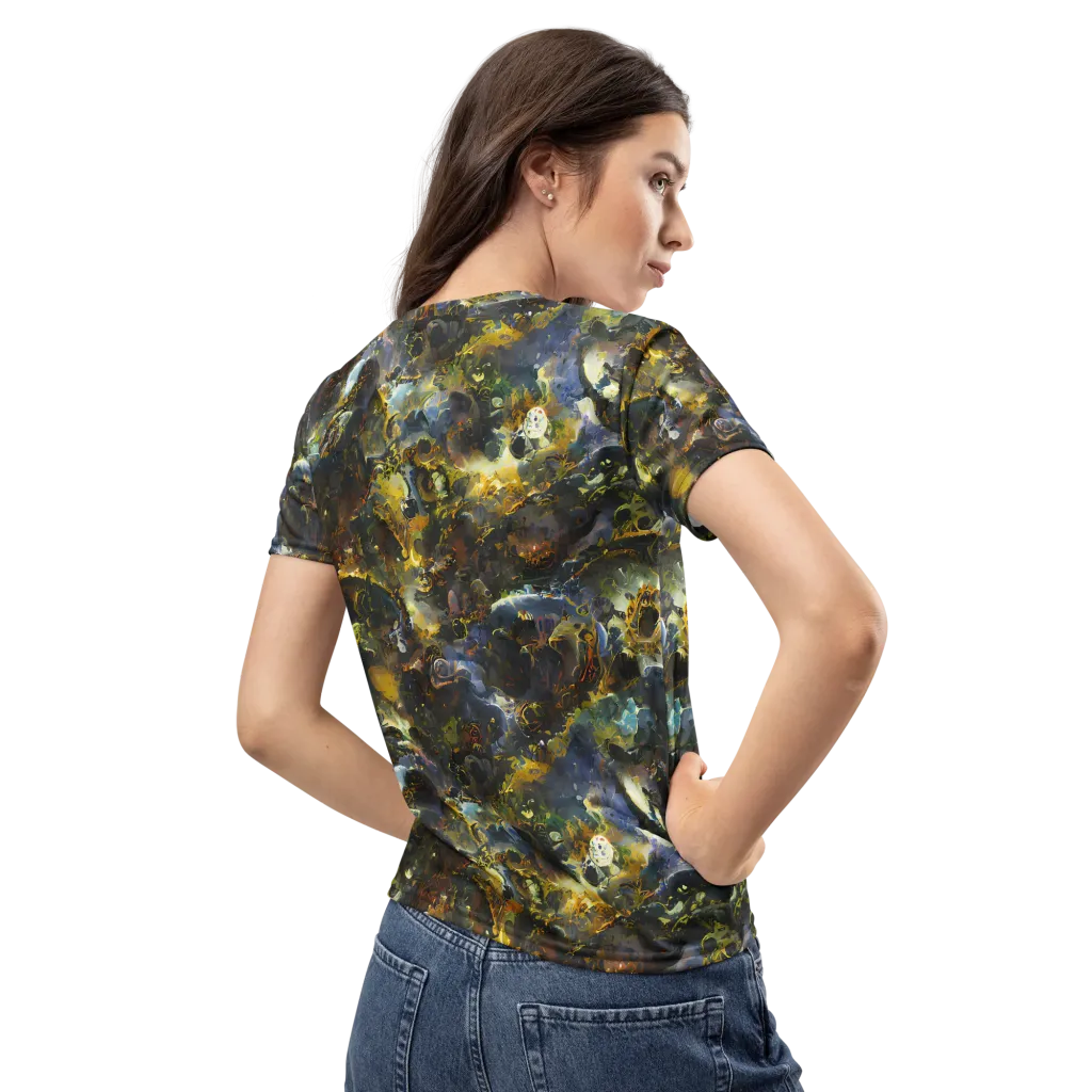 Obsidian Canopy on Women's Crew Neck T-Shirt — Back