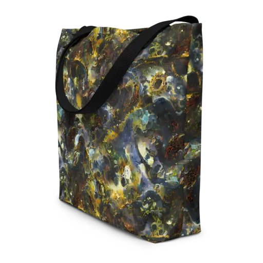 Obsidian Canopy on a Large Tote Bag W/ Pocket