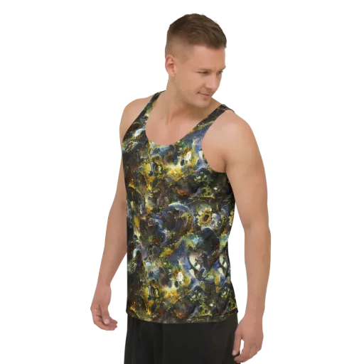 Obsidian Canopy on a Men's Tank Top