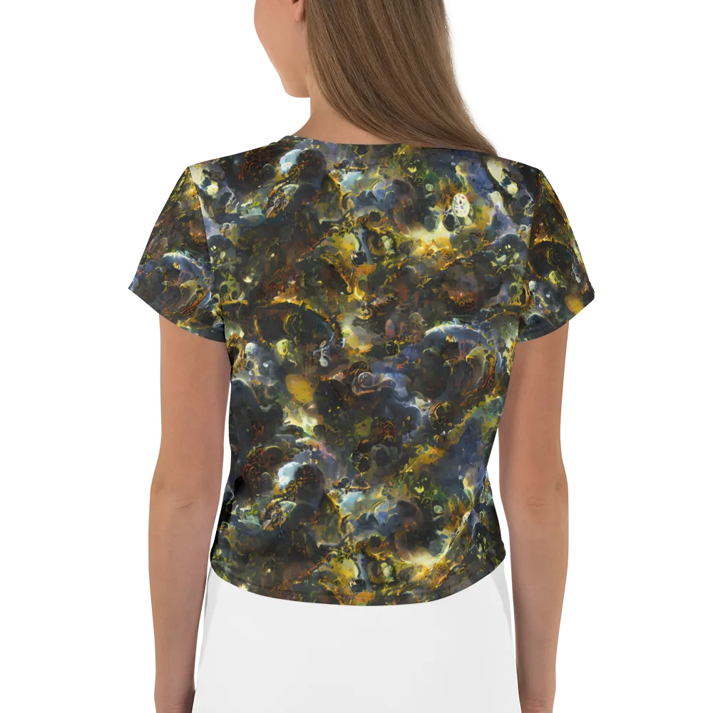 Obsidian Canopy on Crop Tee — Back