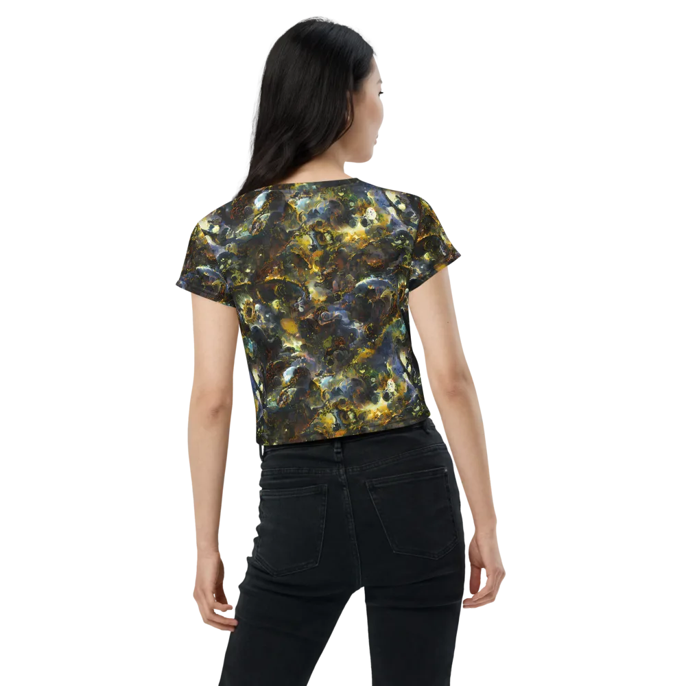 Obsidian Canopy on Crop Tee — Back