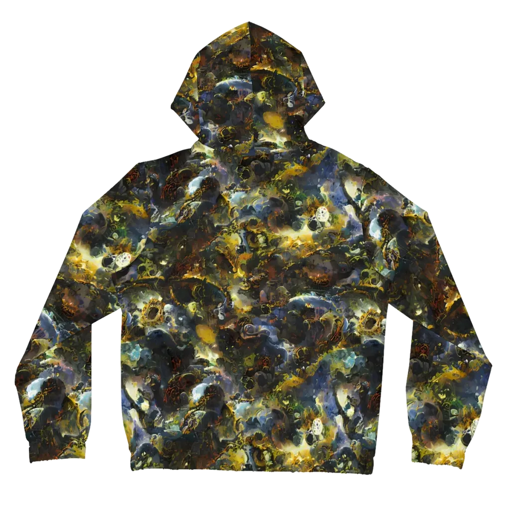 Obsidian Canopy on Women's Full-Zip Hoodie — Back