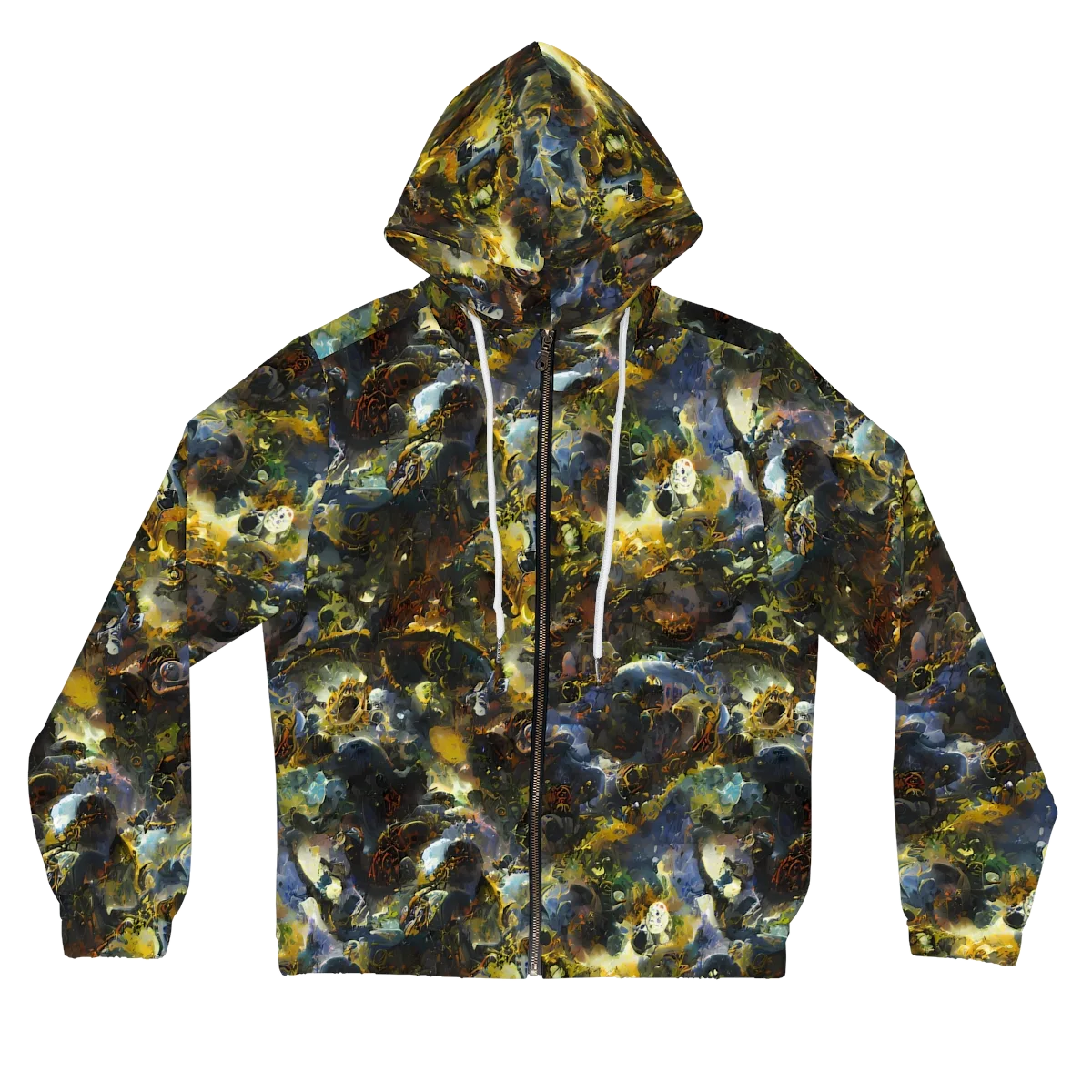 Obsidian Canopy on Women's Full-Zip Hoodie — Front