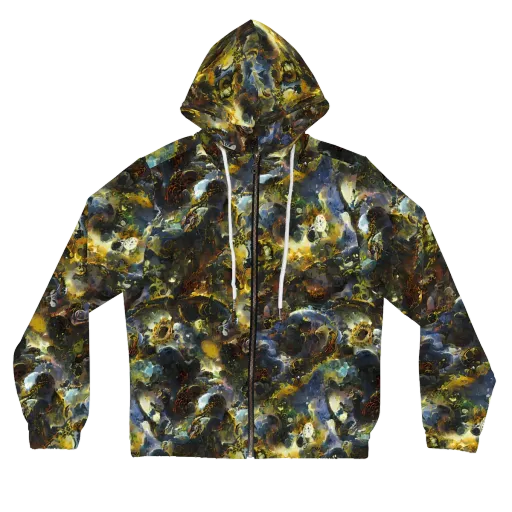 Obsidian Canopy on a Women's Full-Zip Hoodie