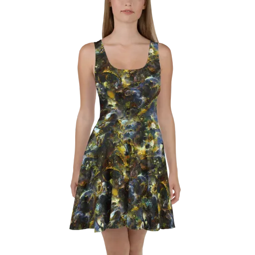 Obsidian Canopy on a Skater Dress