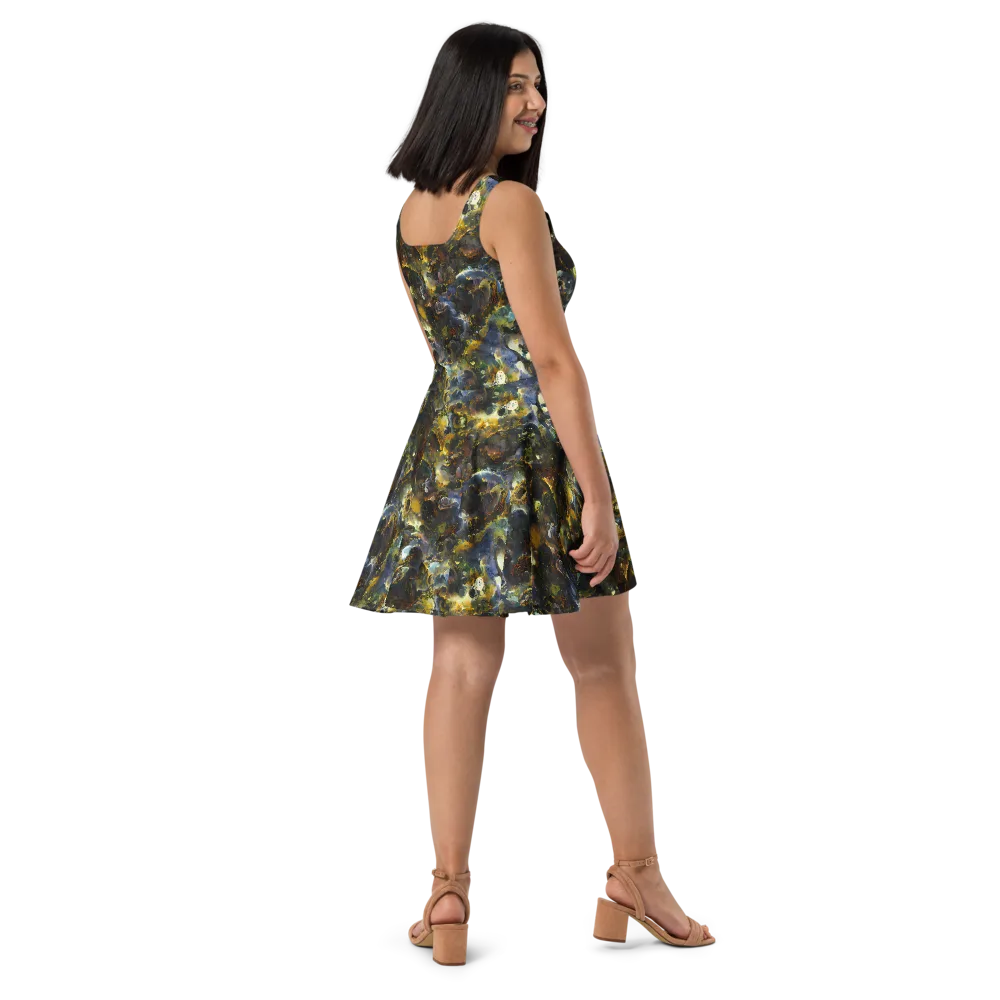 Obsidian Canopy on Skater Dress — Right