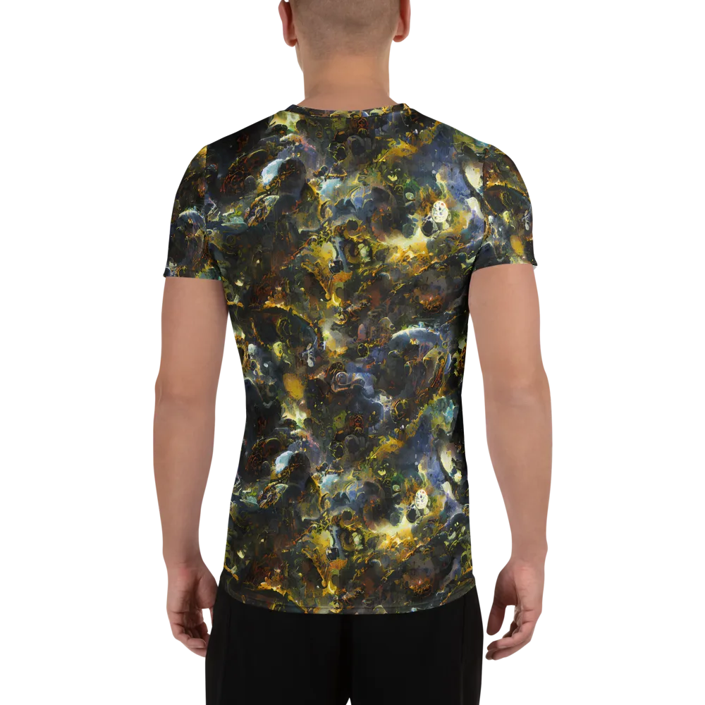 Obsidian Canopy on Men's Athletic T-Shirt — Back