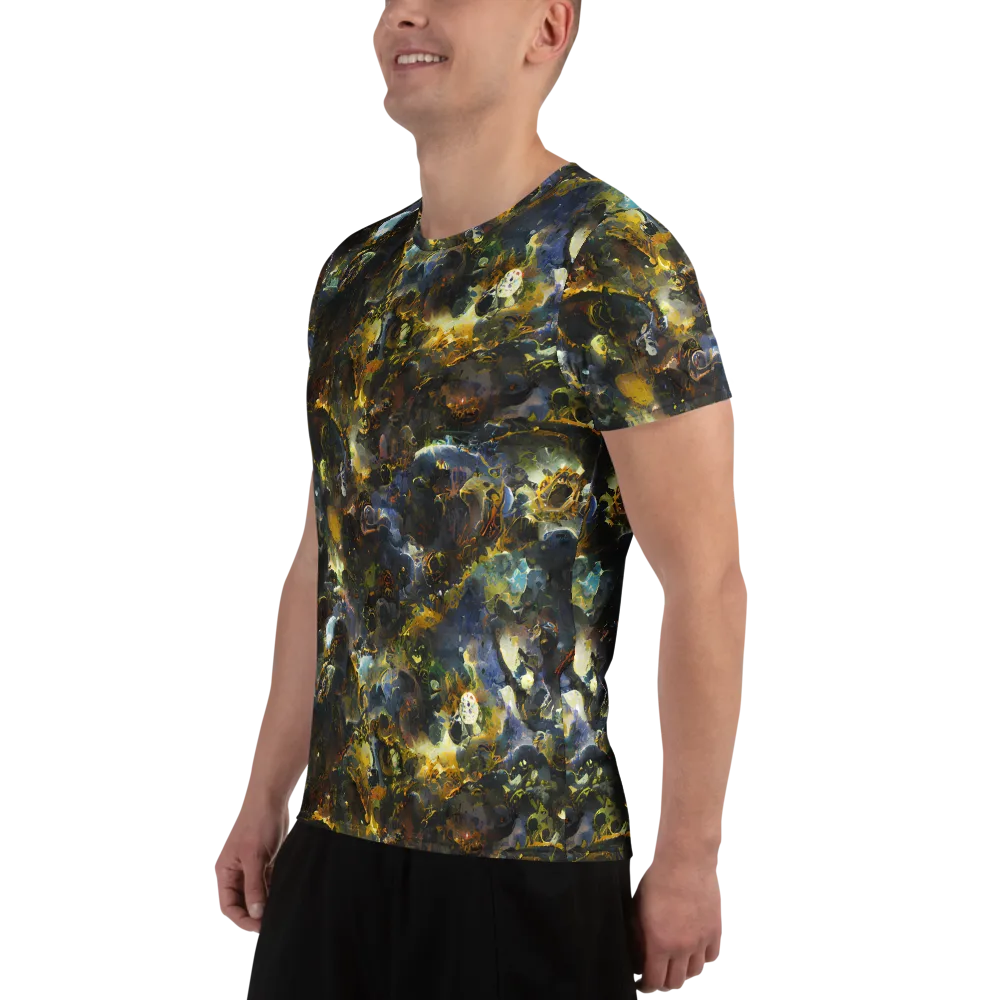 Obsidian Canopy on Men's Athletic T-Shirt — Left
