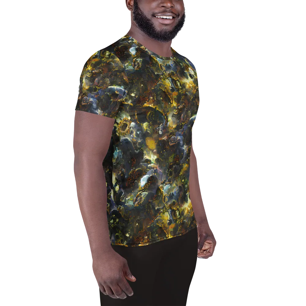 Obsidian Canopy on Men's Athletic T-Shirt — Right