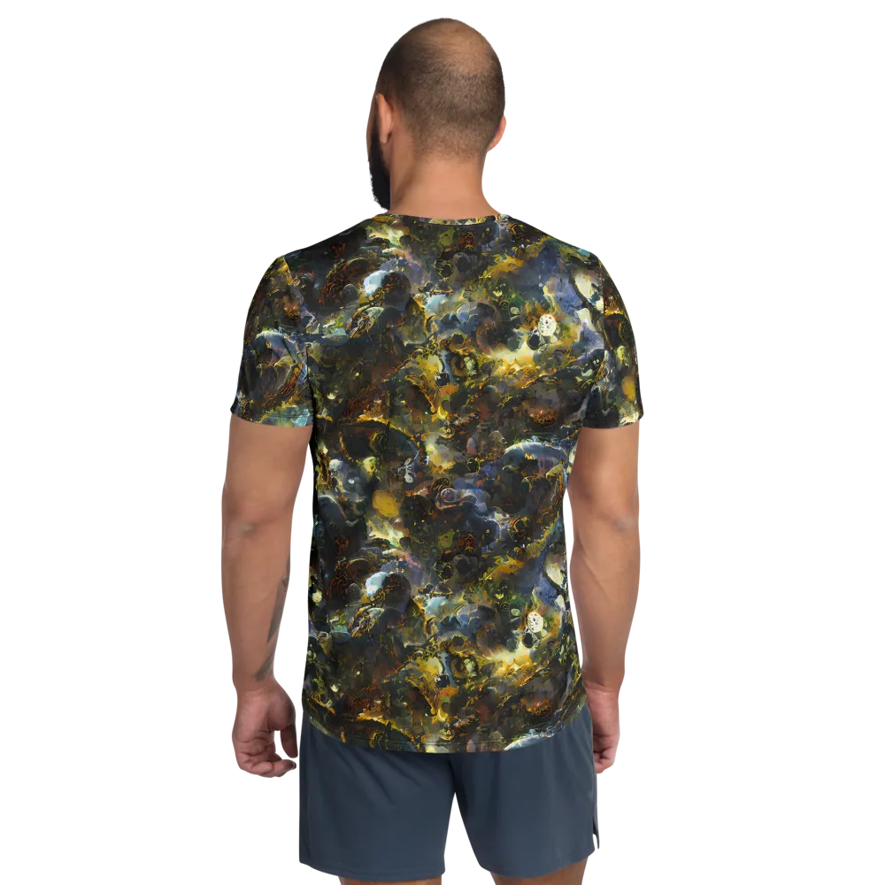 Obsidian Canopy on Men's Athletic T-Shirt — Back