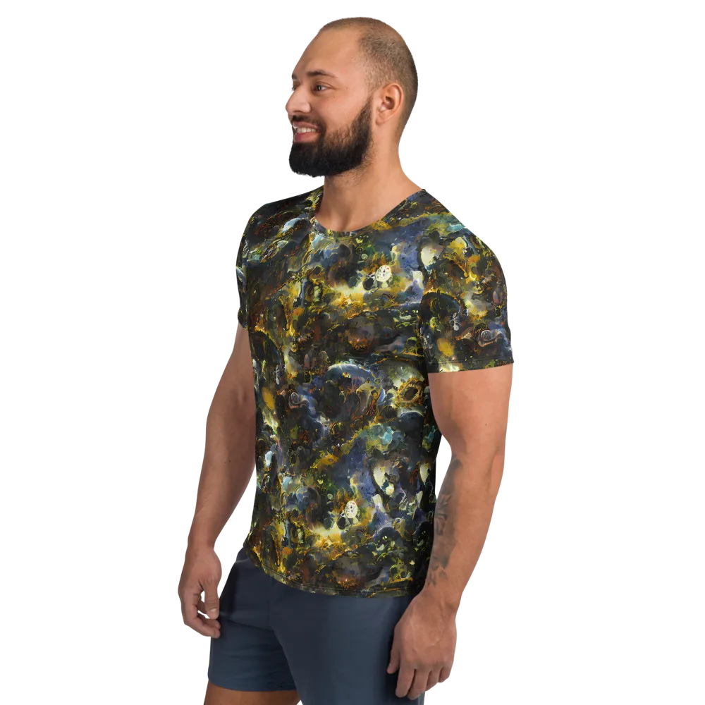 Obsidian Canopy on Men's Athletic T-Shirt — Left