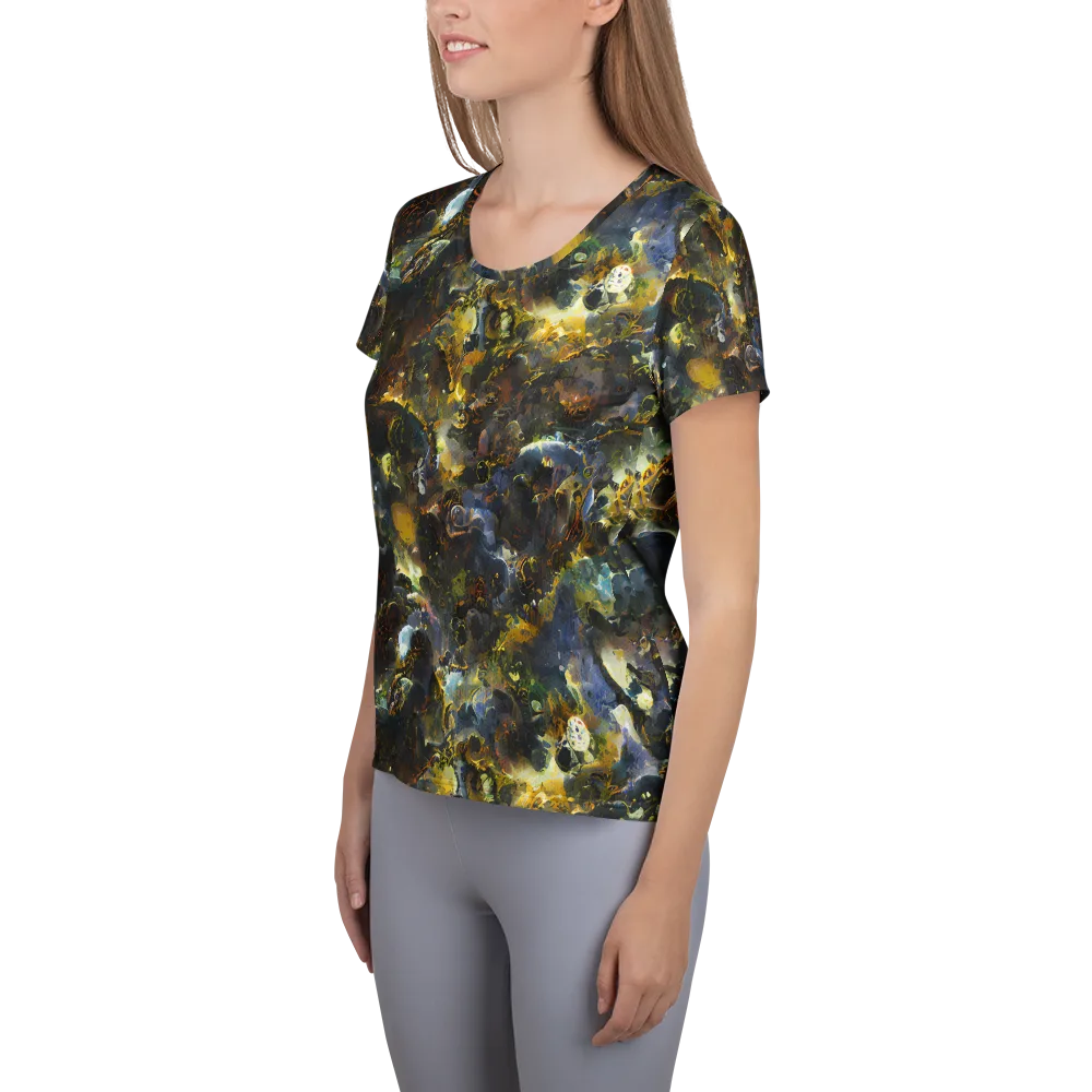 Obsidian Canopy on Women's Athletic T-Shirt — Left