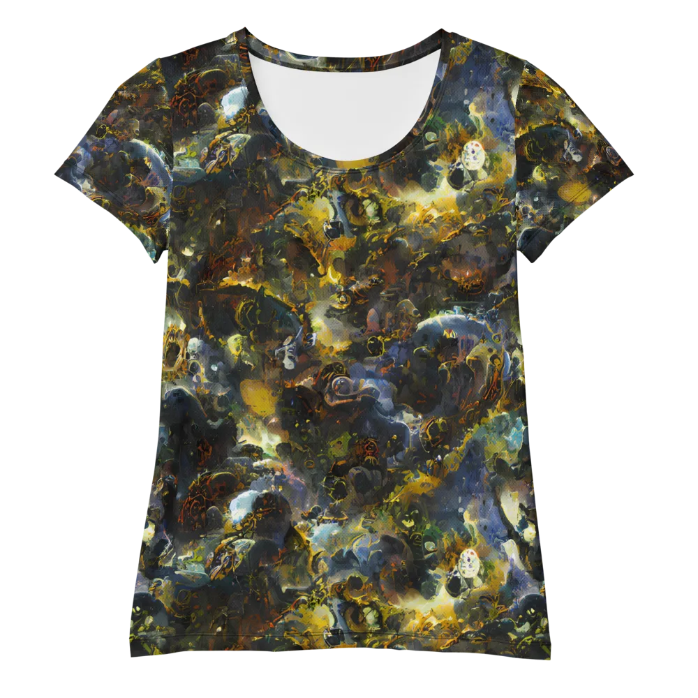 Obsidian Canopy on Women's Athletic T-Shirt — Front