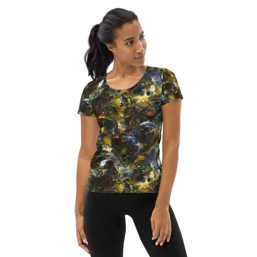 Obsidian Canopy on Women's Athletic T-Shirt — Front