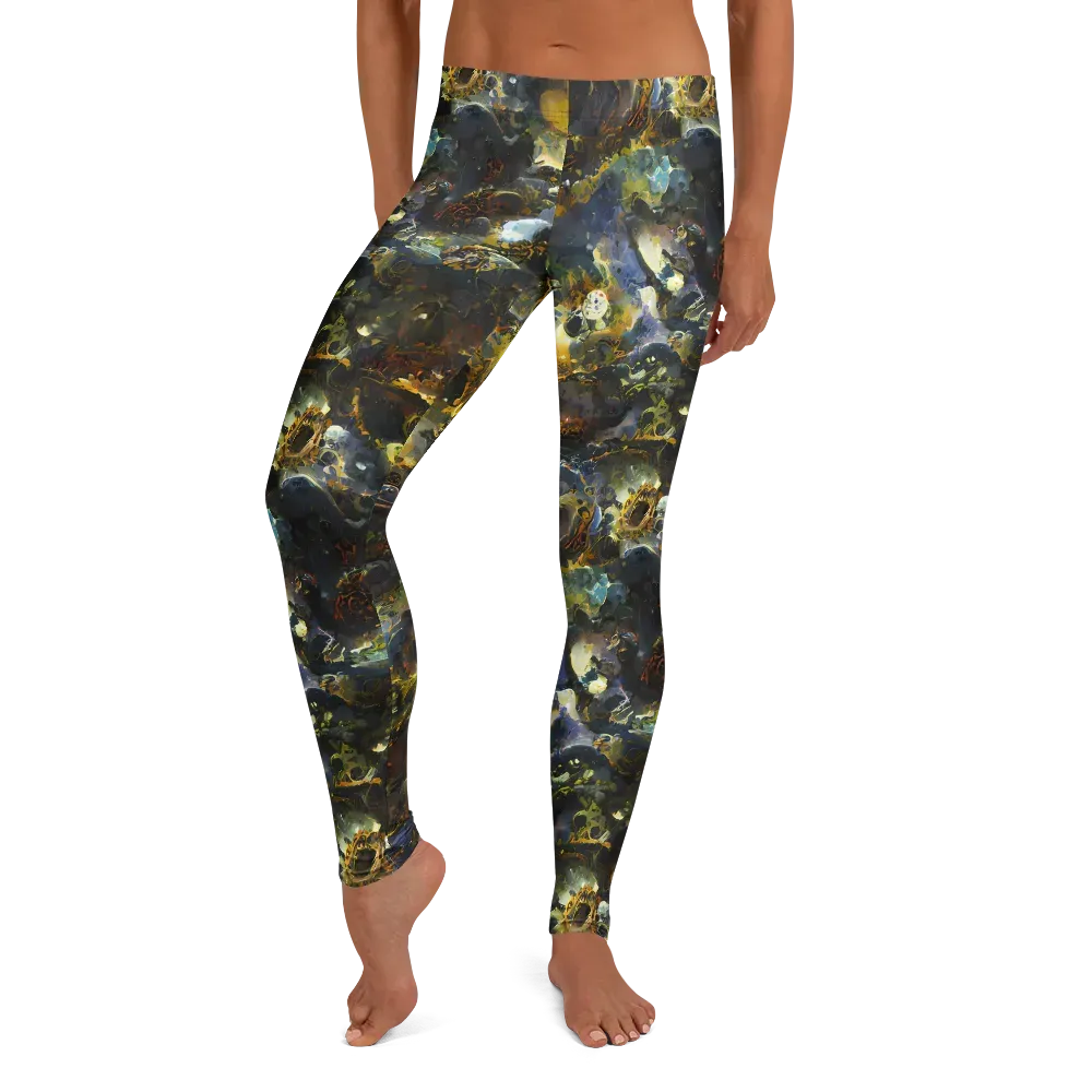 Obsidian Canopy on Leggings — Front