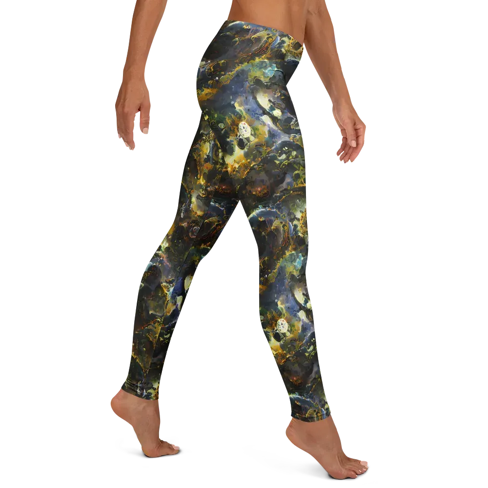 Obsidian Canopy on Leggings — Right