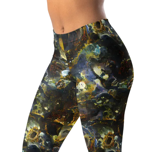 Obsidian Canopy on a Leggings