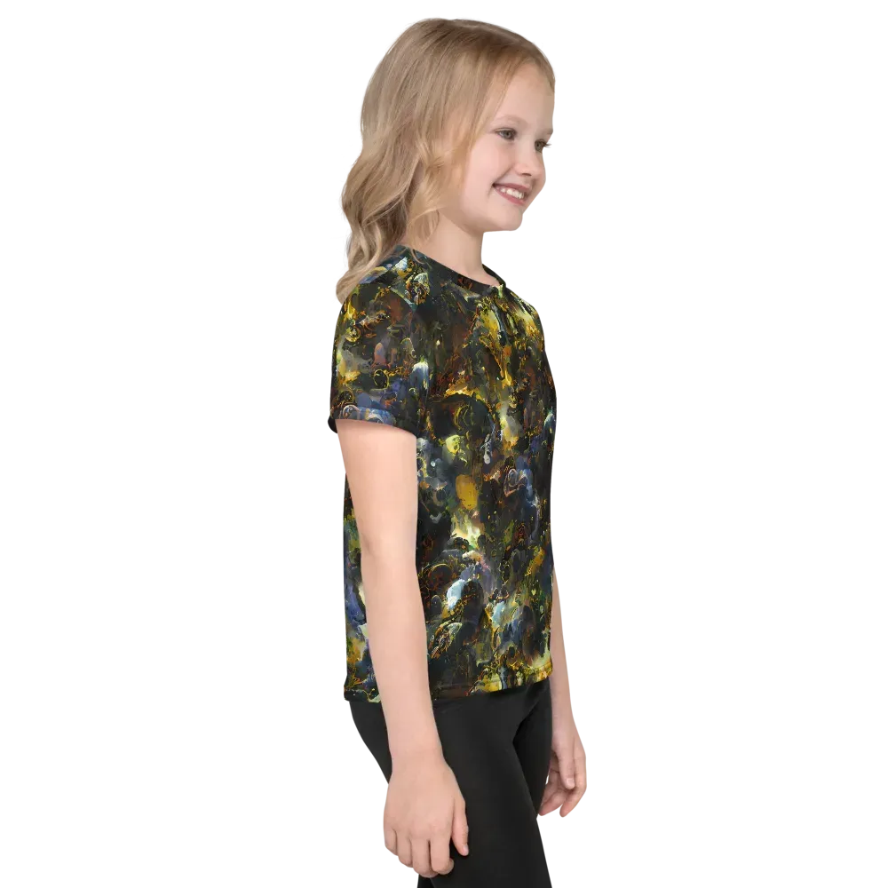 Obsidian Canopy on Kids Crew Neck T-Shirt — Right