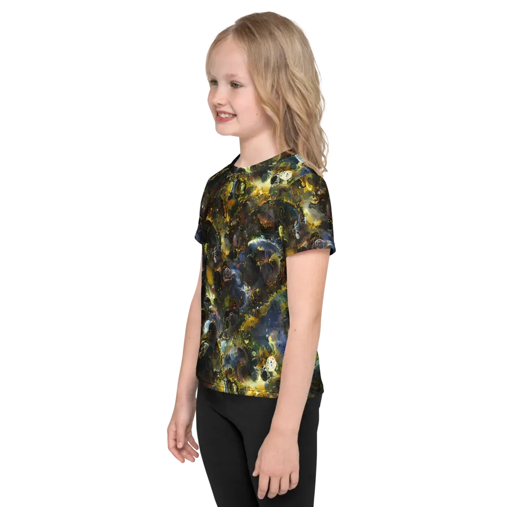 Obsidian Canopy on Kids Crew Neck T-Shirt — Left