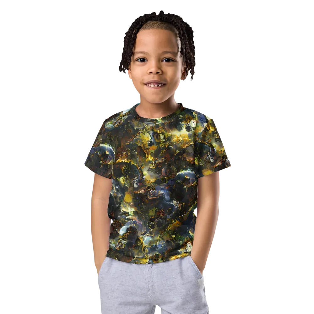 Obsidian Canopy on Kids Crew Neck T-Shirt — Front