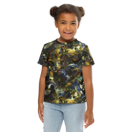 Obsidian Canopy on a Kids Crew Neck T-Shirt