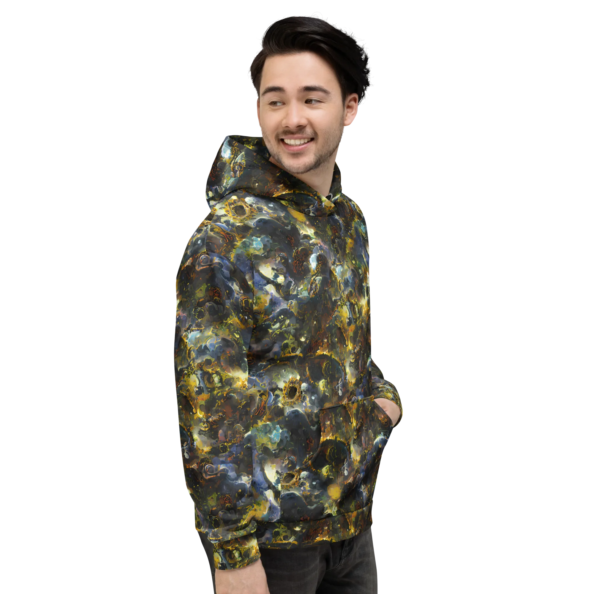 Obsidian Canopy on Hoodie — Right