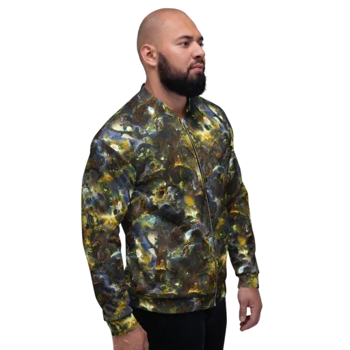 Obsidian Canopy on a Bomber Jacket