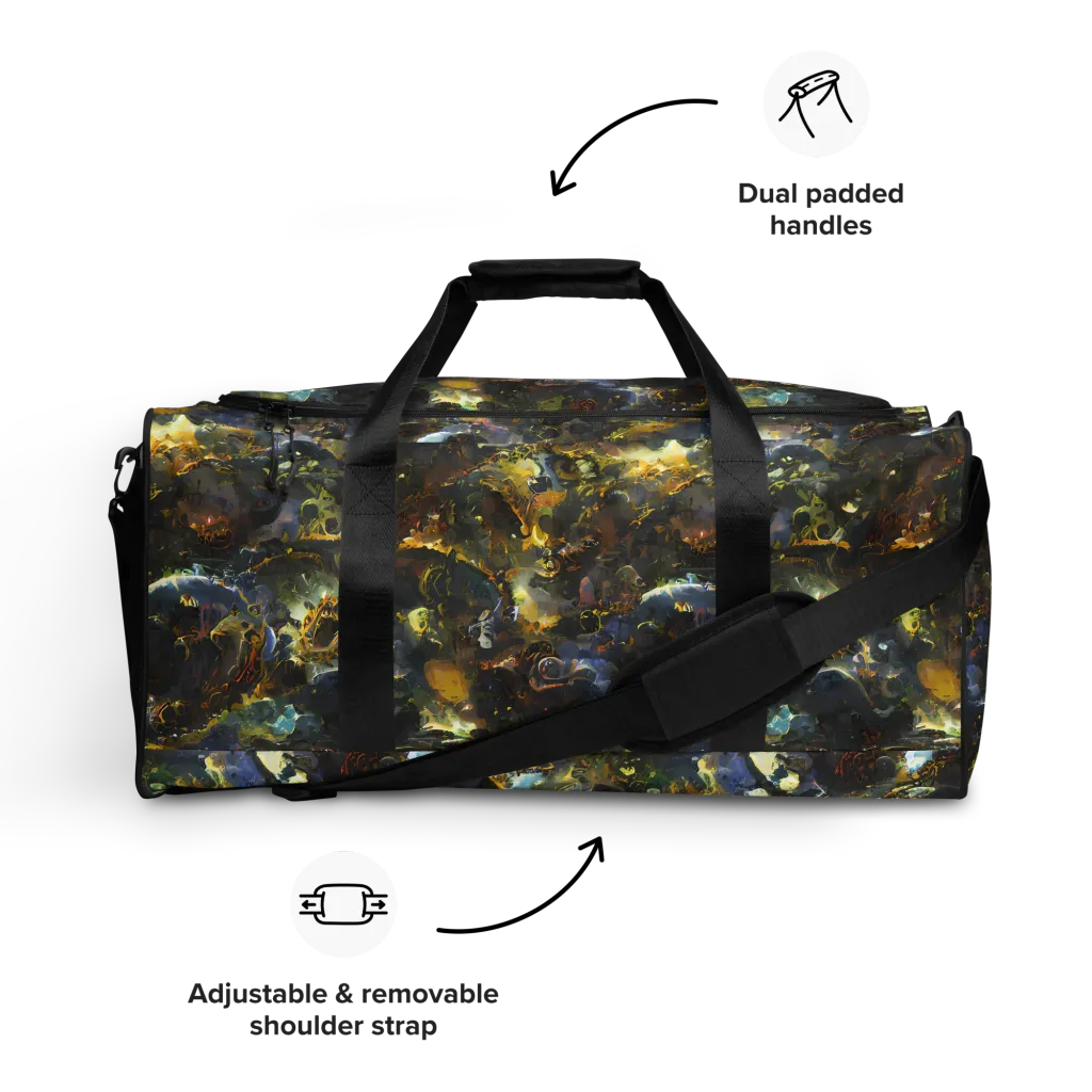 Obsidian Canopy on Duffle Bag — Front