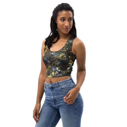 Obsidian Canopy on a Crop Top