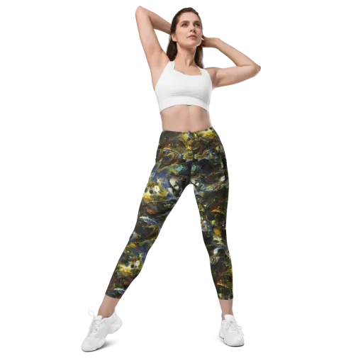 Obsidian Canopy on a Leggings with Pockets