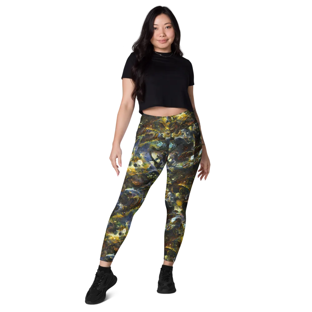 Obsidian Canopy on Leggings with Pockets — Front